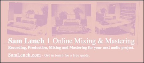 Recording, Production, Mixing, Mastering, Adelaide